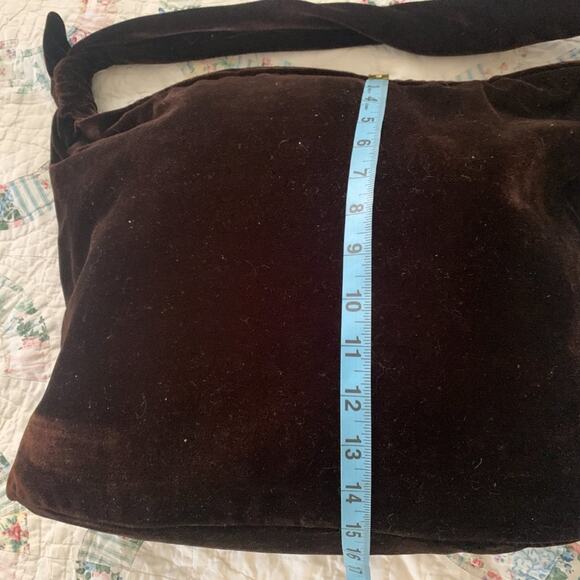 90s/Y2K LARGE VELVET BAG PURSE NEVER USED! - Picture 4 of 11